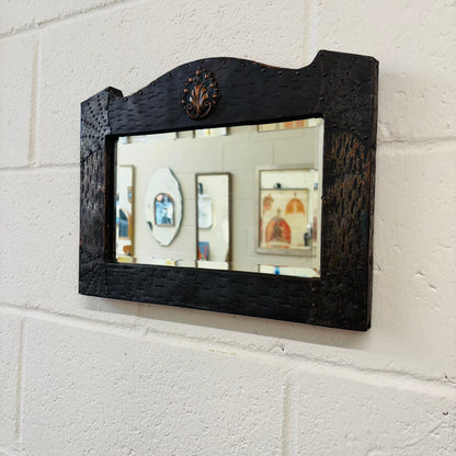 The Skater Toby - Arts and Crafts Copper Mirror