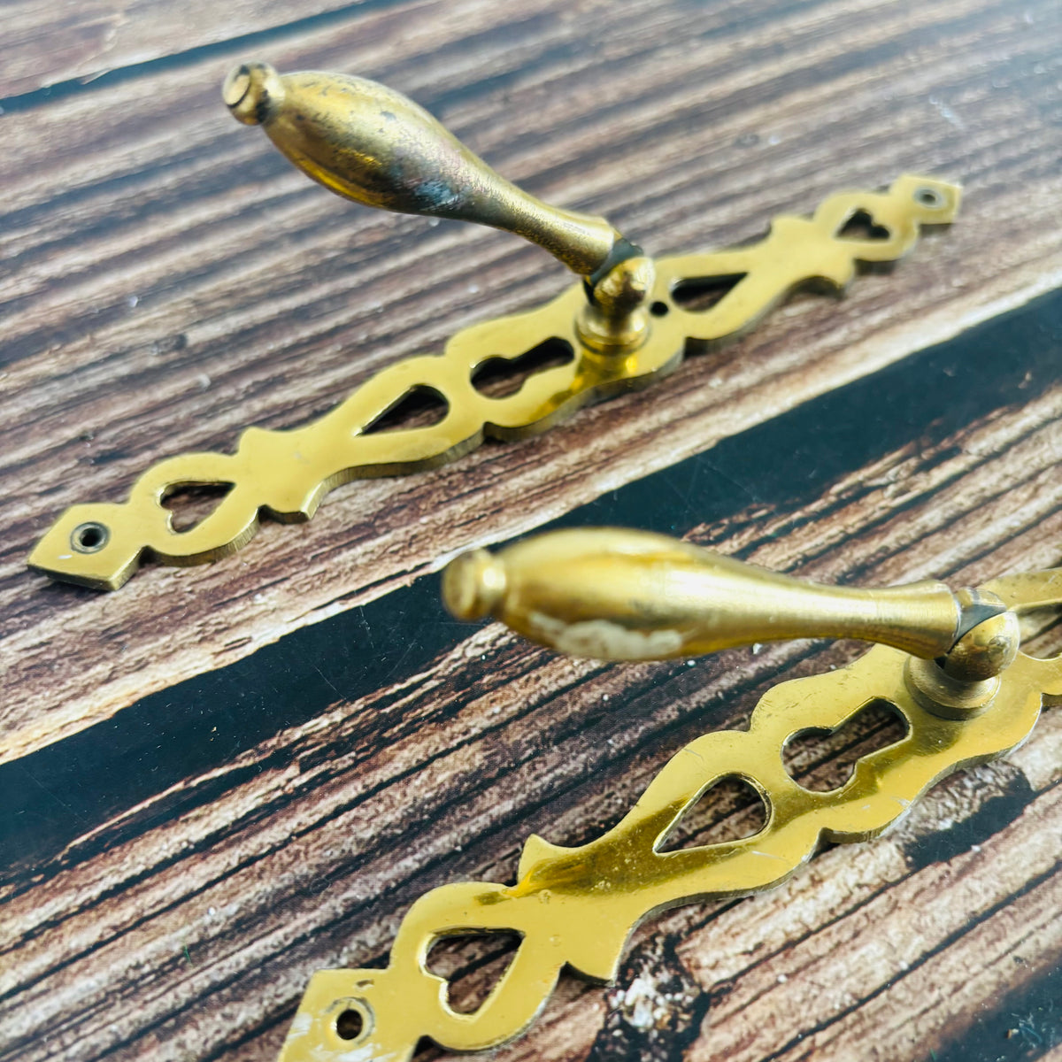 The Pimp Tamsyn - Pair Of Antique Escutcheon Door Handles