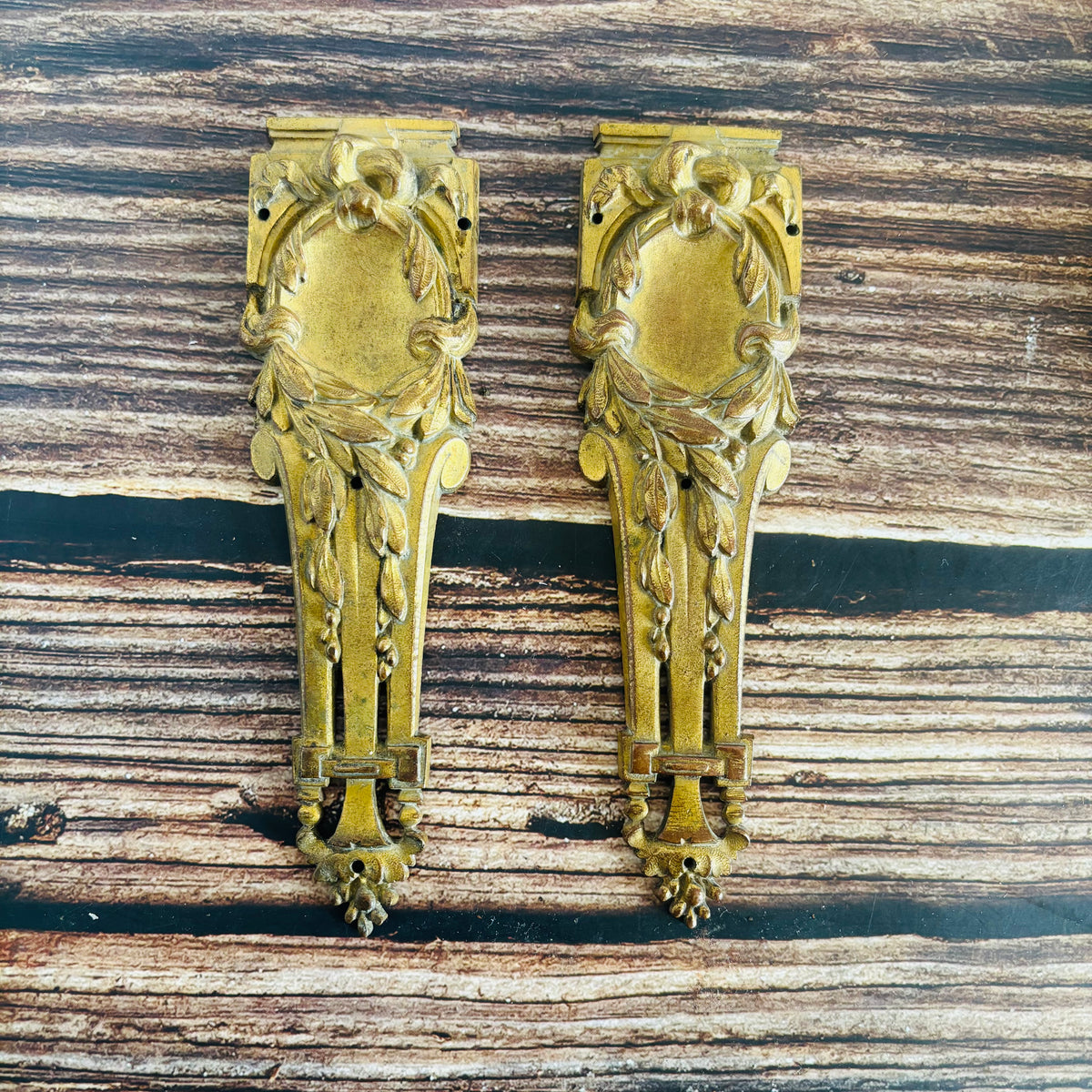 The Pimp Mani - Antique Neo Classical Ormolu Plaques
