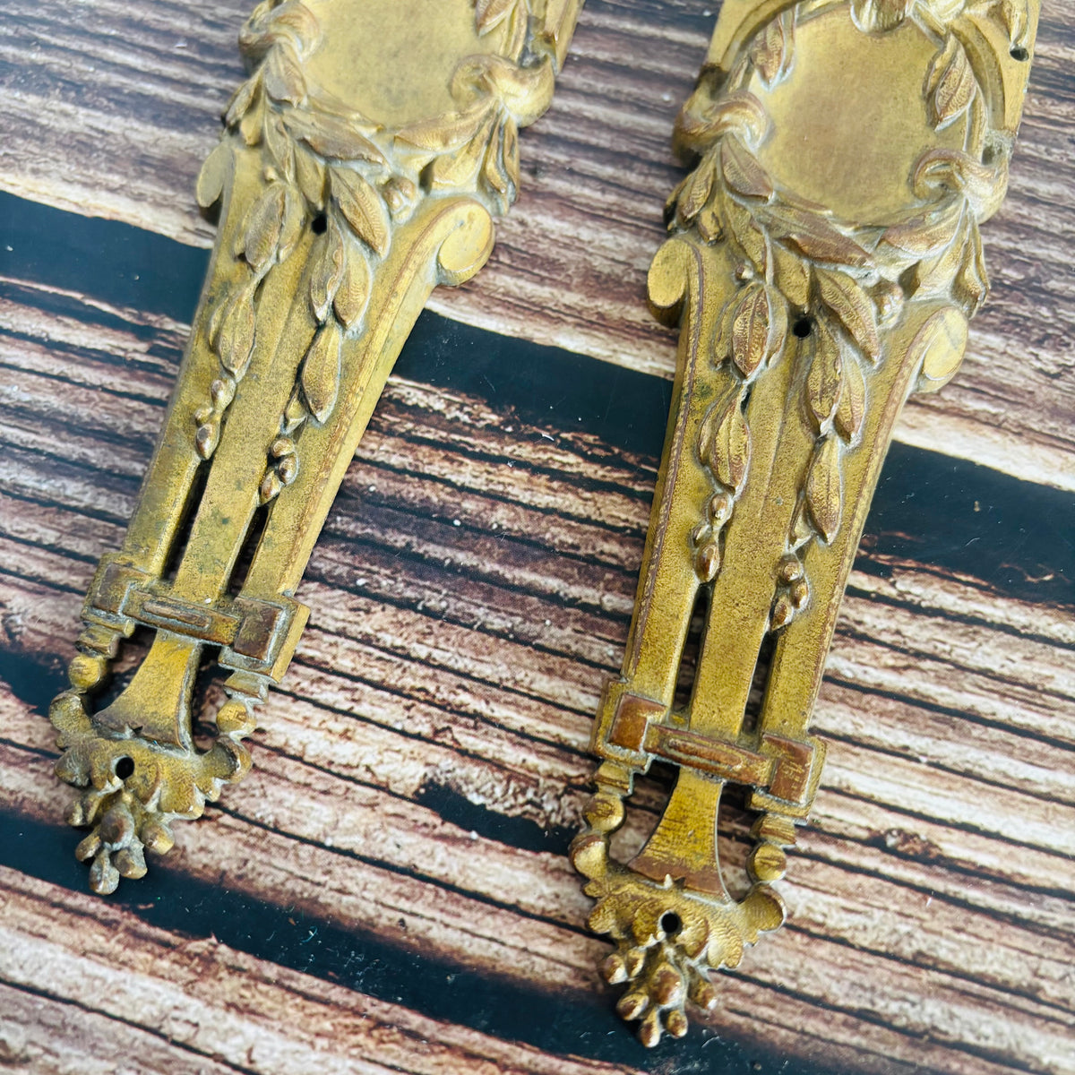 The Pimp Mani - Antique Neo Classical Ormolu Plaques