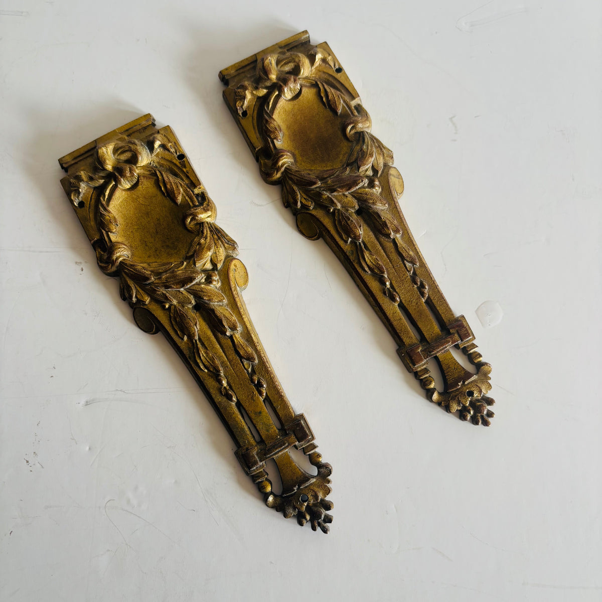 The Pimp Mani - Antique Neo Classical Ormolu Plaques