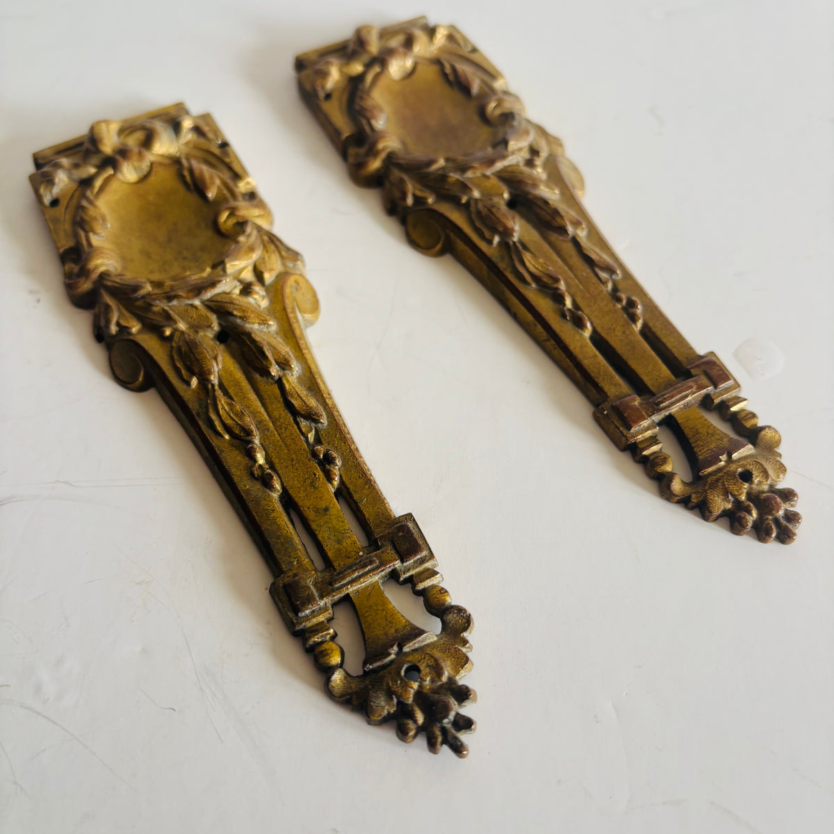 The Pimp Mani - Antique Neo Classical Ormolu Plaques