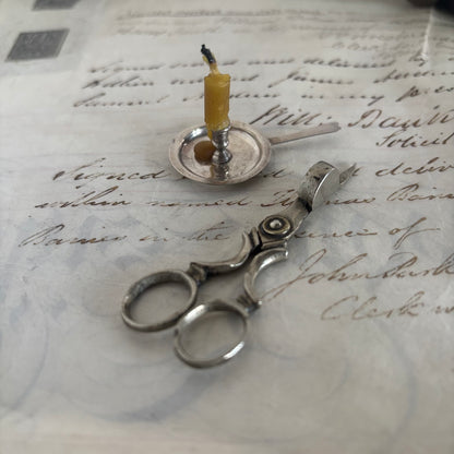 The Director Camille - Georgian Miniature Candle Snuffer Douter