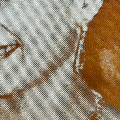 Vintage printing plate of an Early Portrait of Queen Elizabeth II