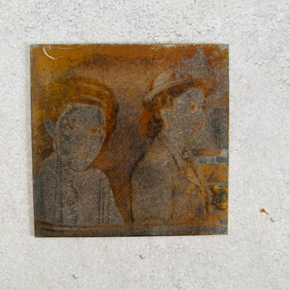 Printing plate of Princess Margaret & Princess Elizabeth