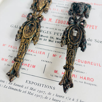 The Pimp Teddy - Antique Decorative Salvage Brass Escutcheons
