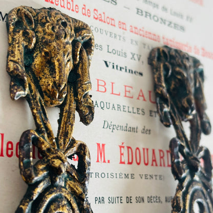 The Pimp Teddy - Antique Decorative Salvage Brass Escutcheons