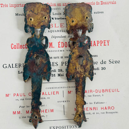 The Pimp Teddy - Antique Decorative Salvage Brass Escutcheons