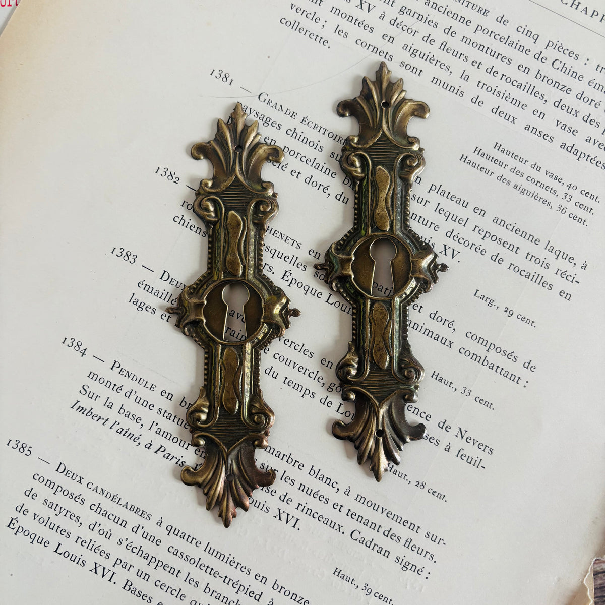 The Pimp Mathew - Vintage Brass Escutcheons