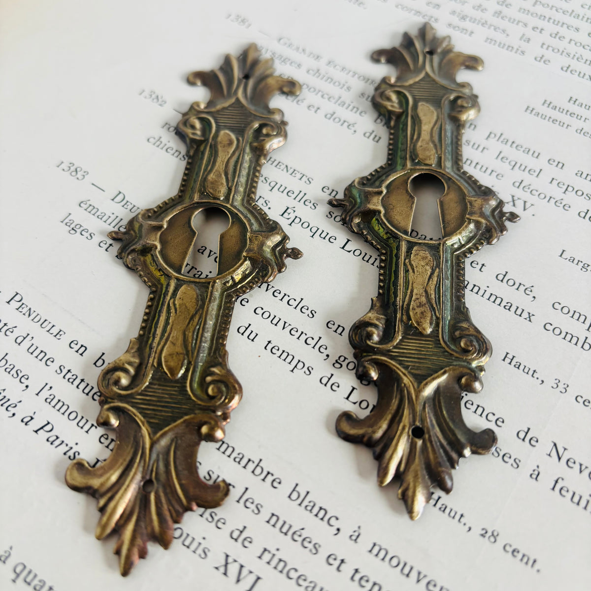 The Pimp Mathew - Vintage Brass Escutcheons