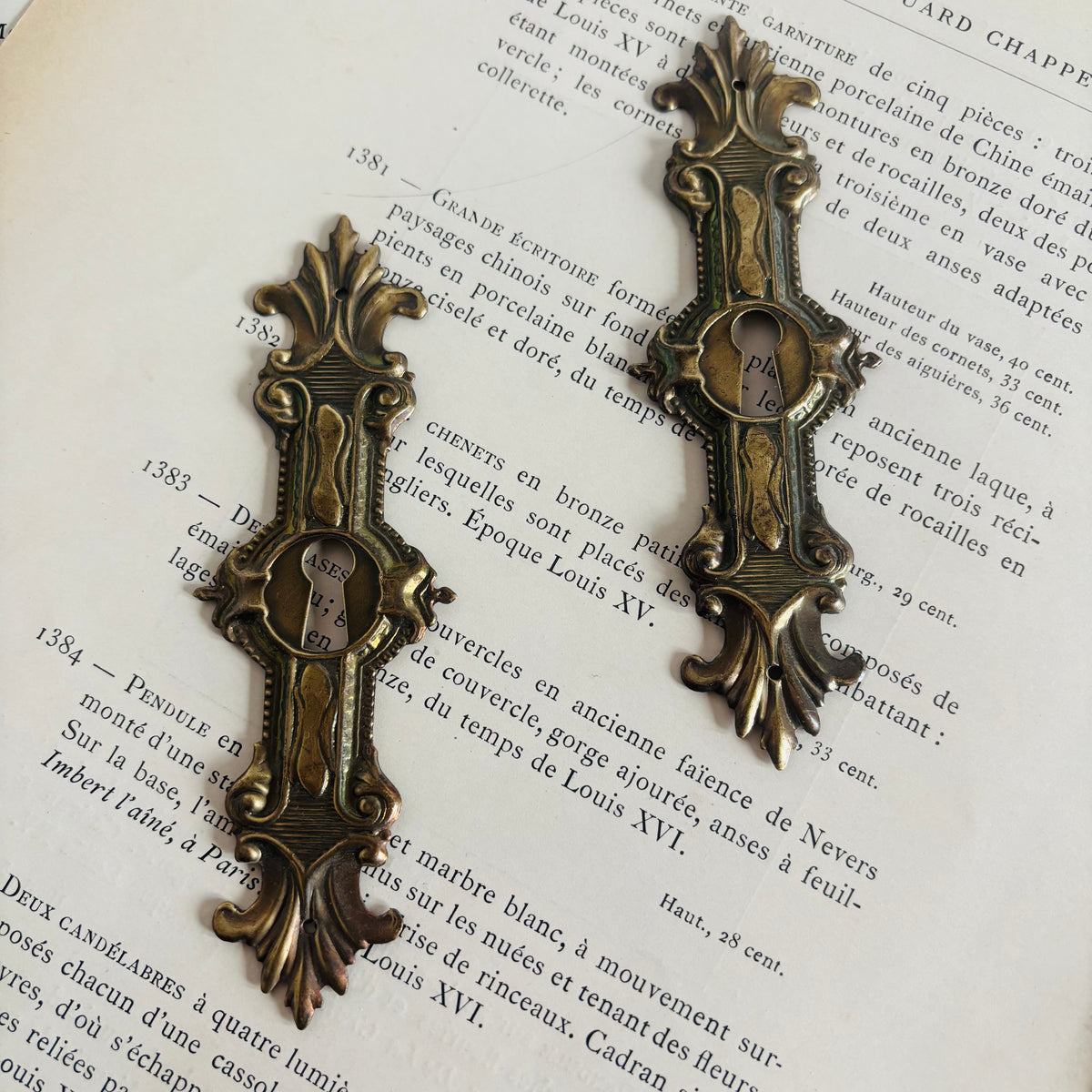 The Pimp Mathew - Vintage Brass Escutcheons