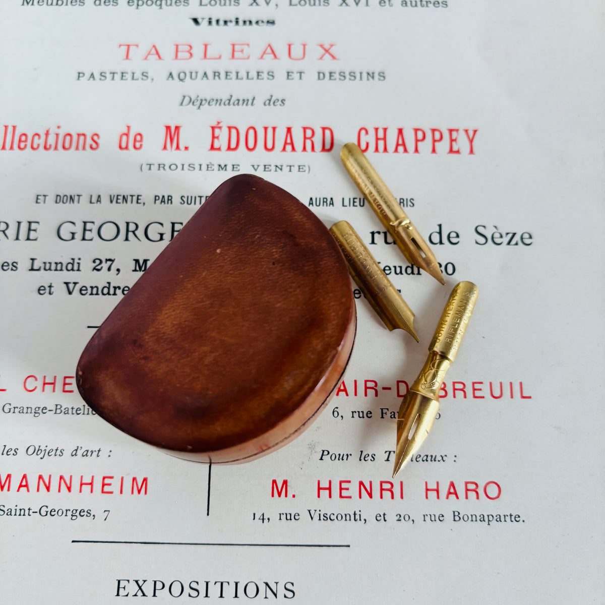 The Mixologist Freya - Antique Leather Small Florentine Box