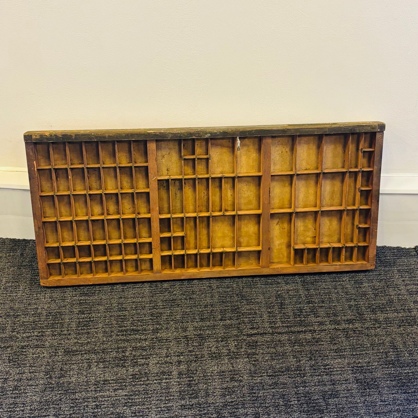 Antique Printer Tray / Typeset Letter Press Printing Case