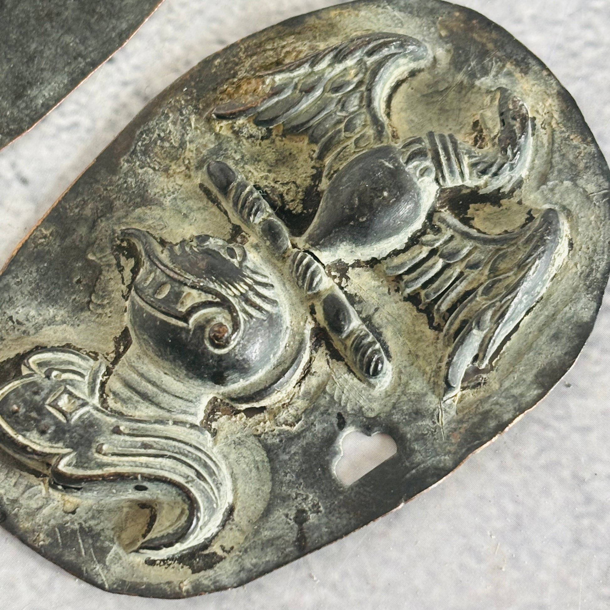 Antique Zinc Moulds Unique Heraldic Design