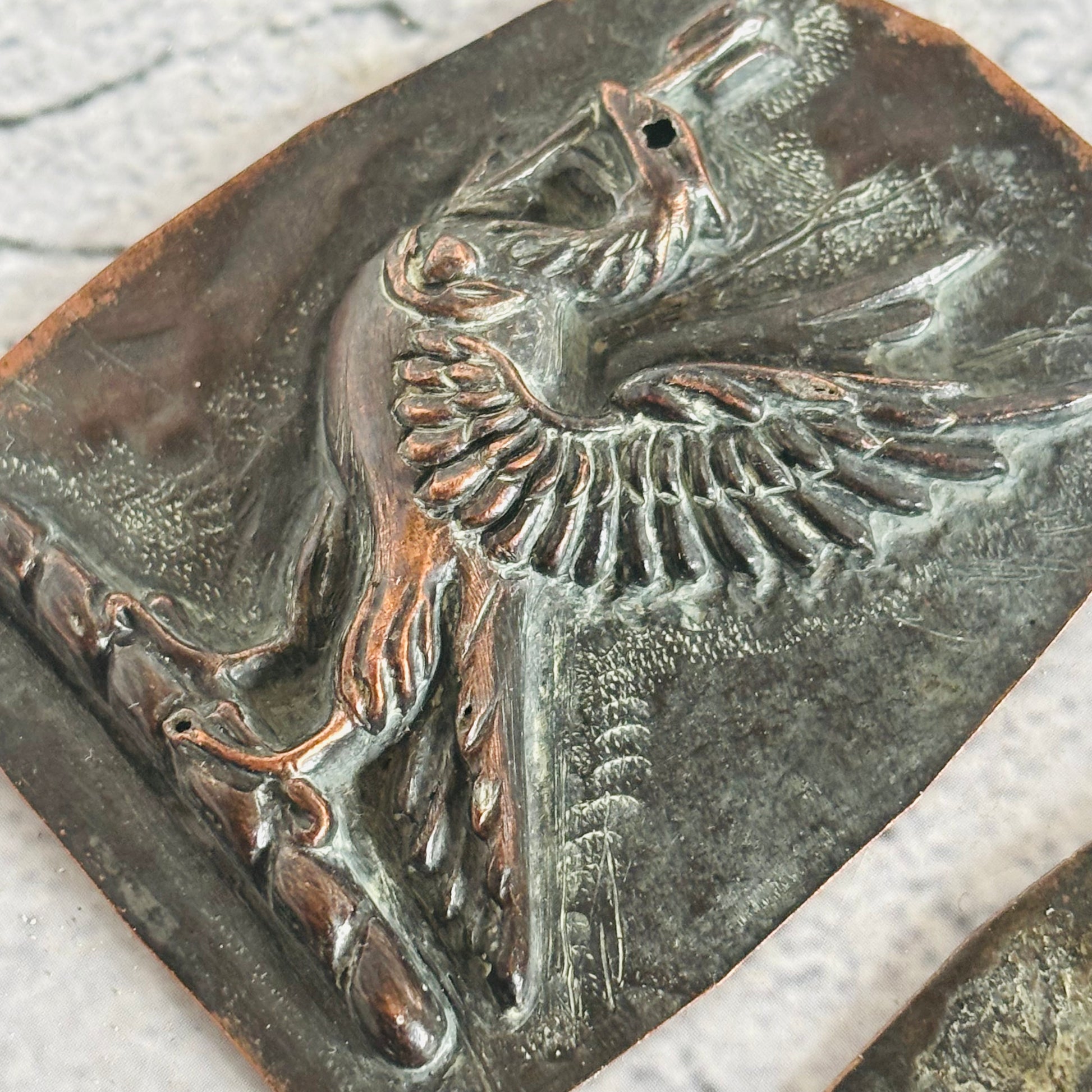 Antique Zinc Moulds Unique Heraldic Design
