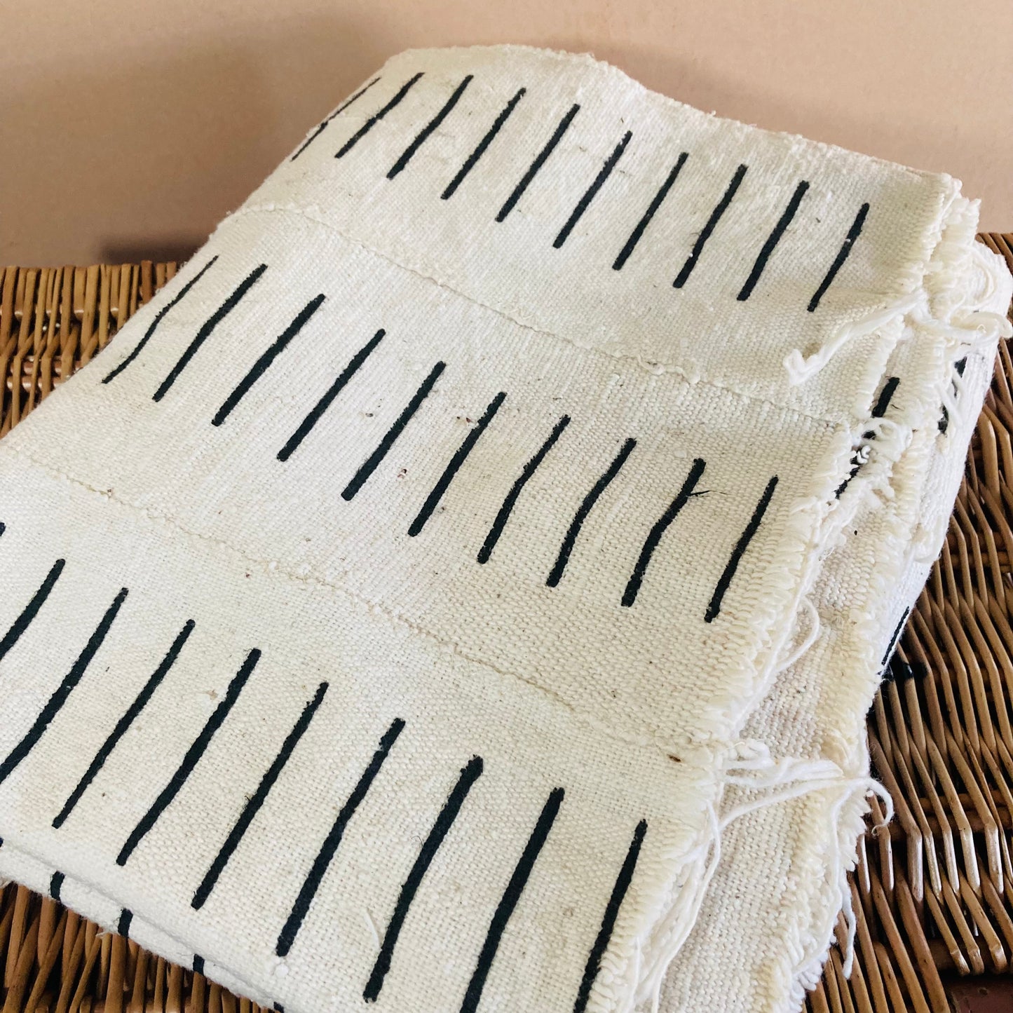 Bogolan African Mud Cloth Throw