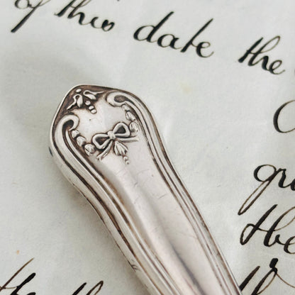 Vintage Sterling Silver Handle Preserve Spoon The Urban Vintage Affair