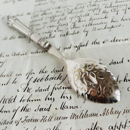Vintage Sterling Silver Handle Preserve Spoon The Urban Vintage Affair