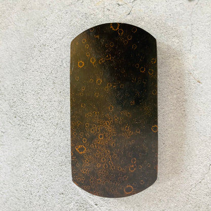 Antique Lacquer Paper Mache Cigar Case Hand Painted German