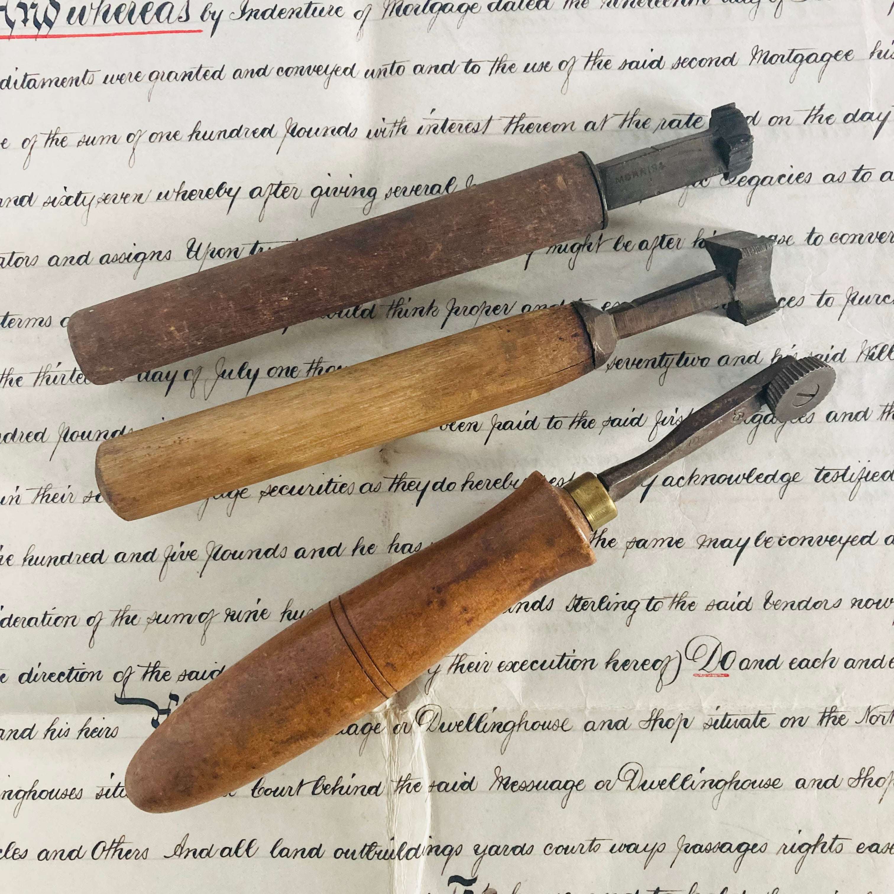 Antique Manual Embossing Tool | Bookbinding Gold Leafing Tools – The ...