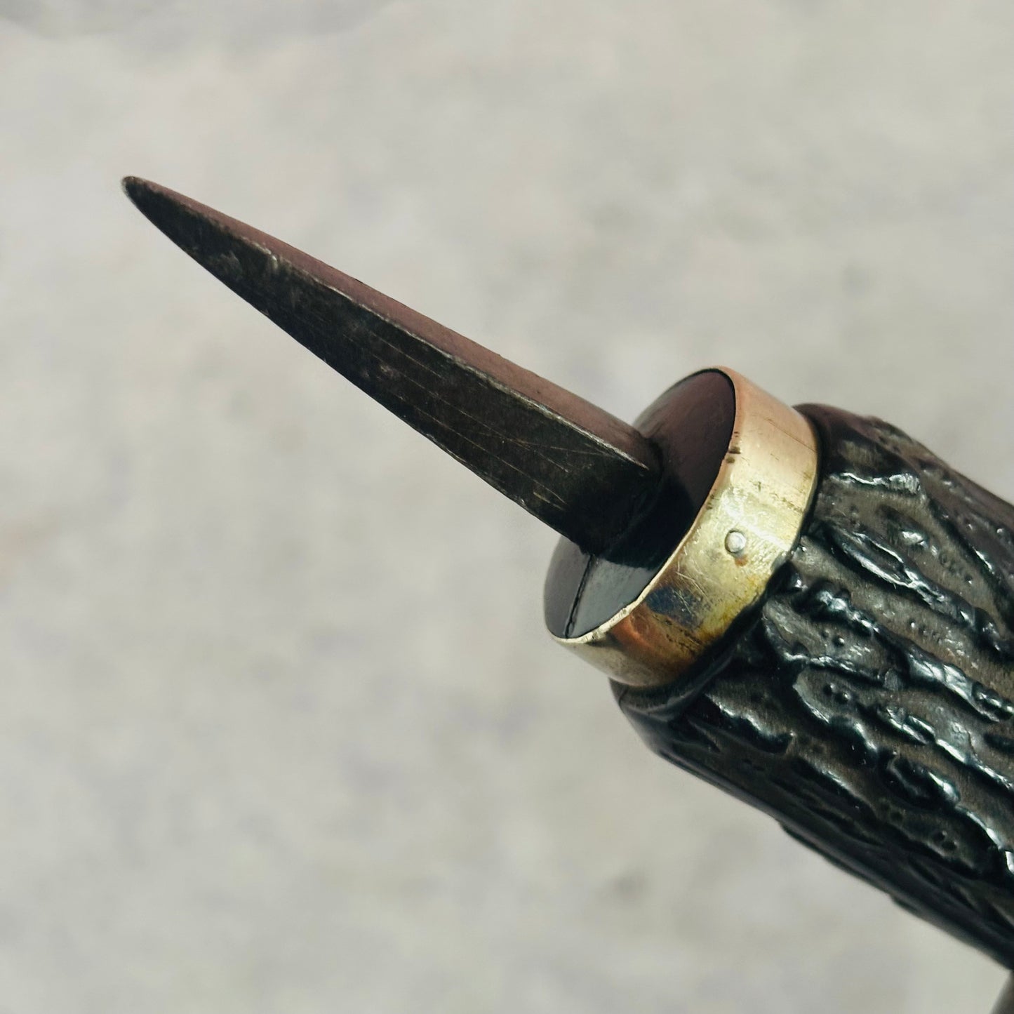 The Director Katie  - Victorian Pressed Horn Handle Corkscrew