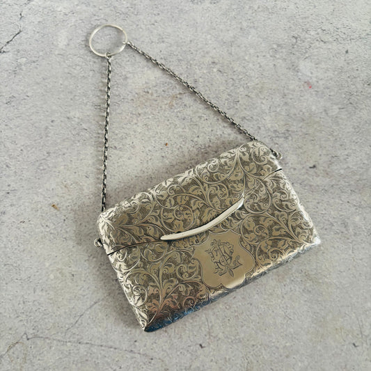The Mixologist Leonard - Antique Silver Calling Card Case