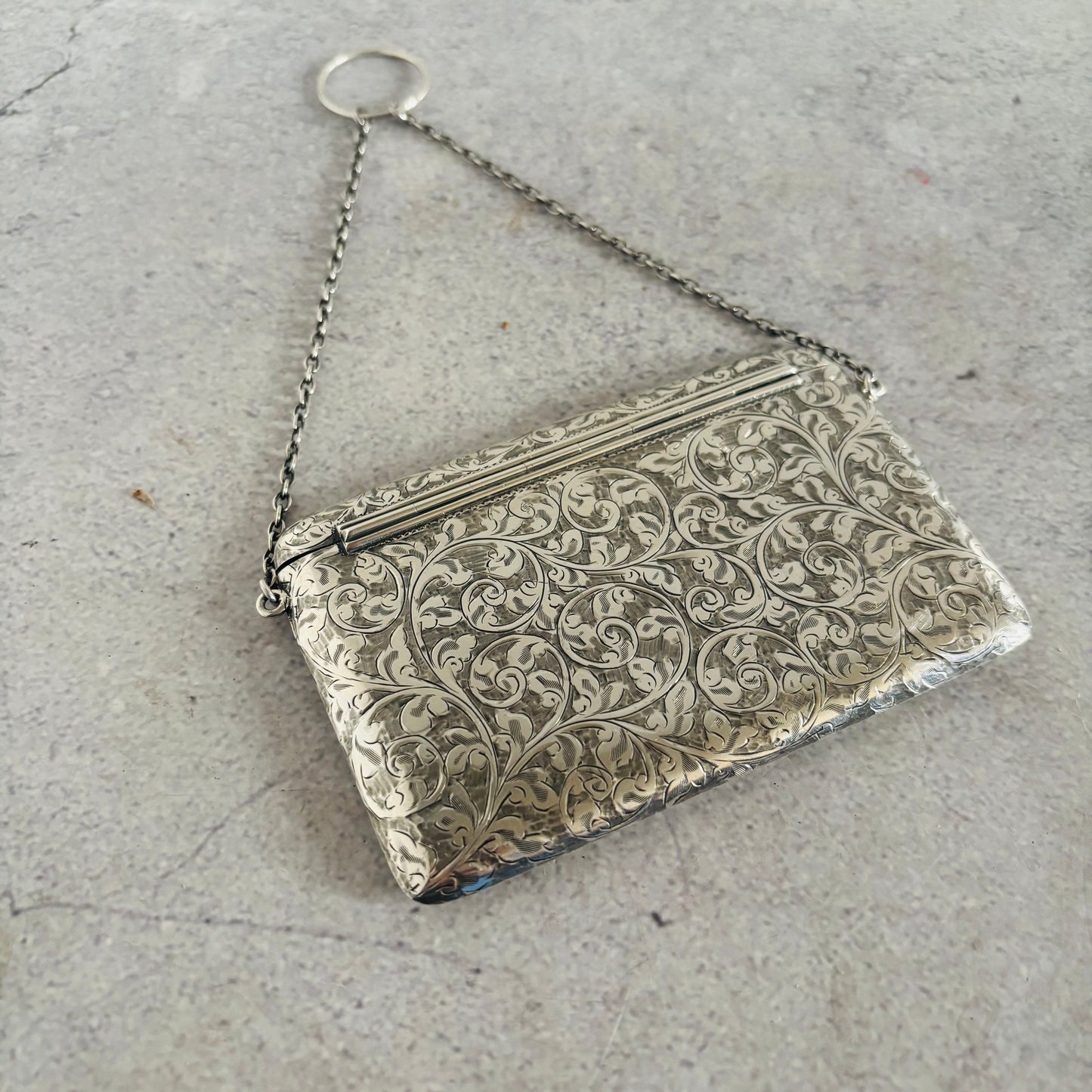 The Mixologist Leonard - Antique Silver Calling Card Case