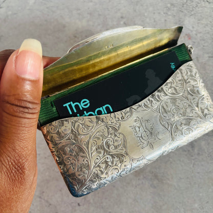 The Mixologist Leonard - Antique Silver Calling Card Case