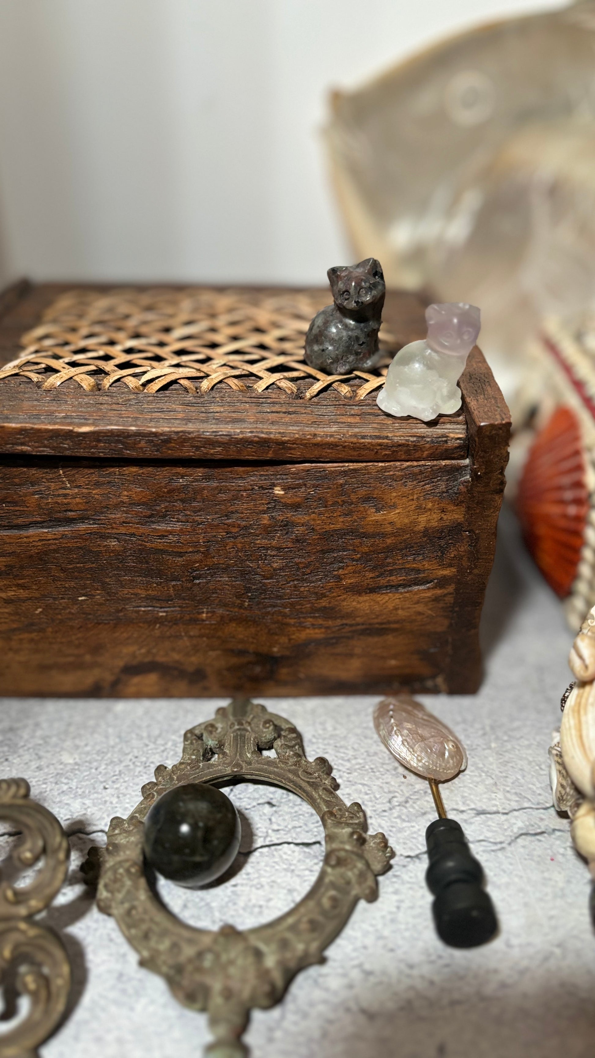 Antique Georgian Wooden Box Handmade Scratch Buil