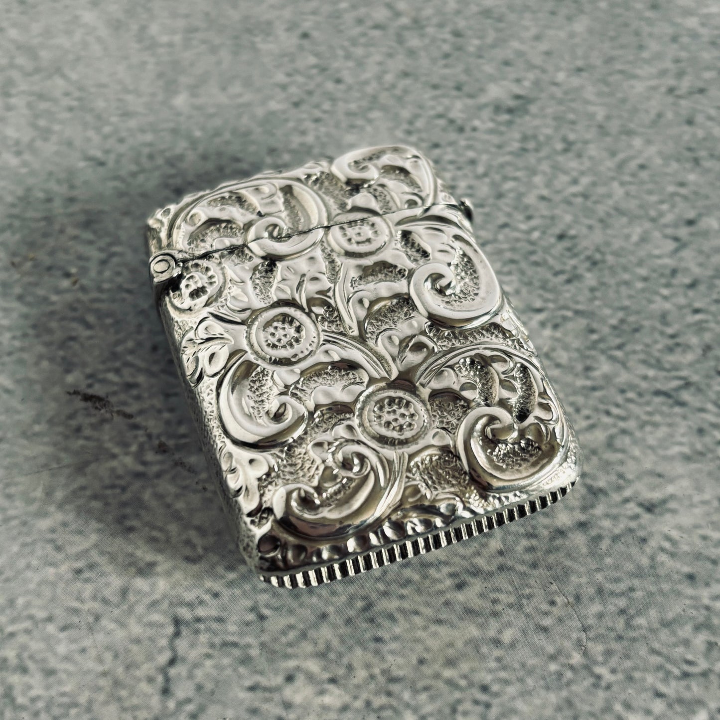 Antique Silver Vesta Case Birmingham 1886 | The Urban Vintage Affair