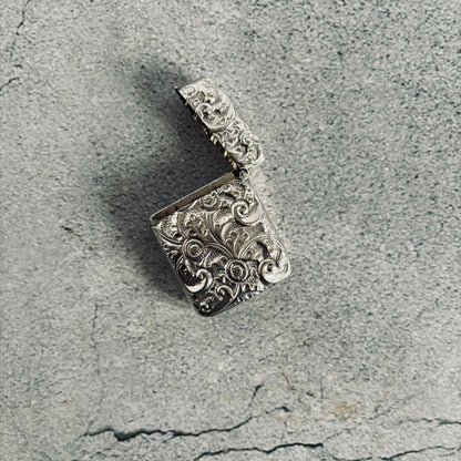 Antique Silver Vesta Case Birmingham 1886 | The Urban Vintage Affair