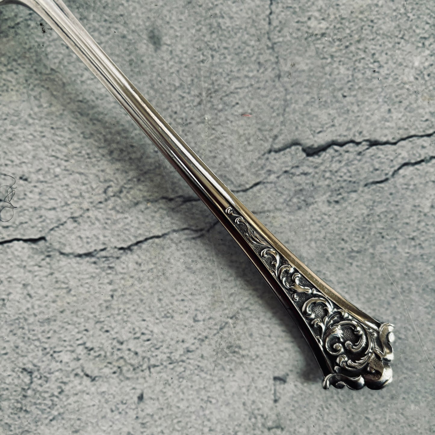 Antique Silver Plate Serving Spoon by Maxfield & Sons |The Urban Vintage Affair