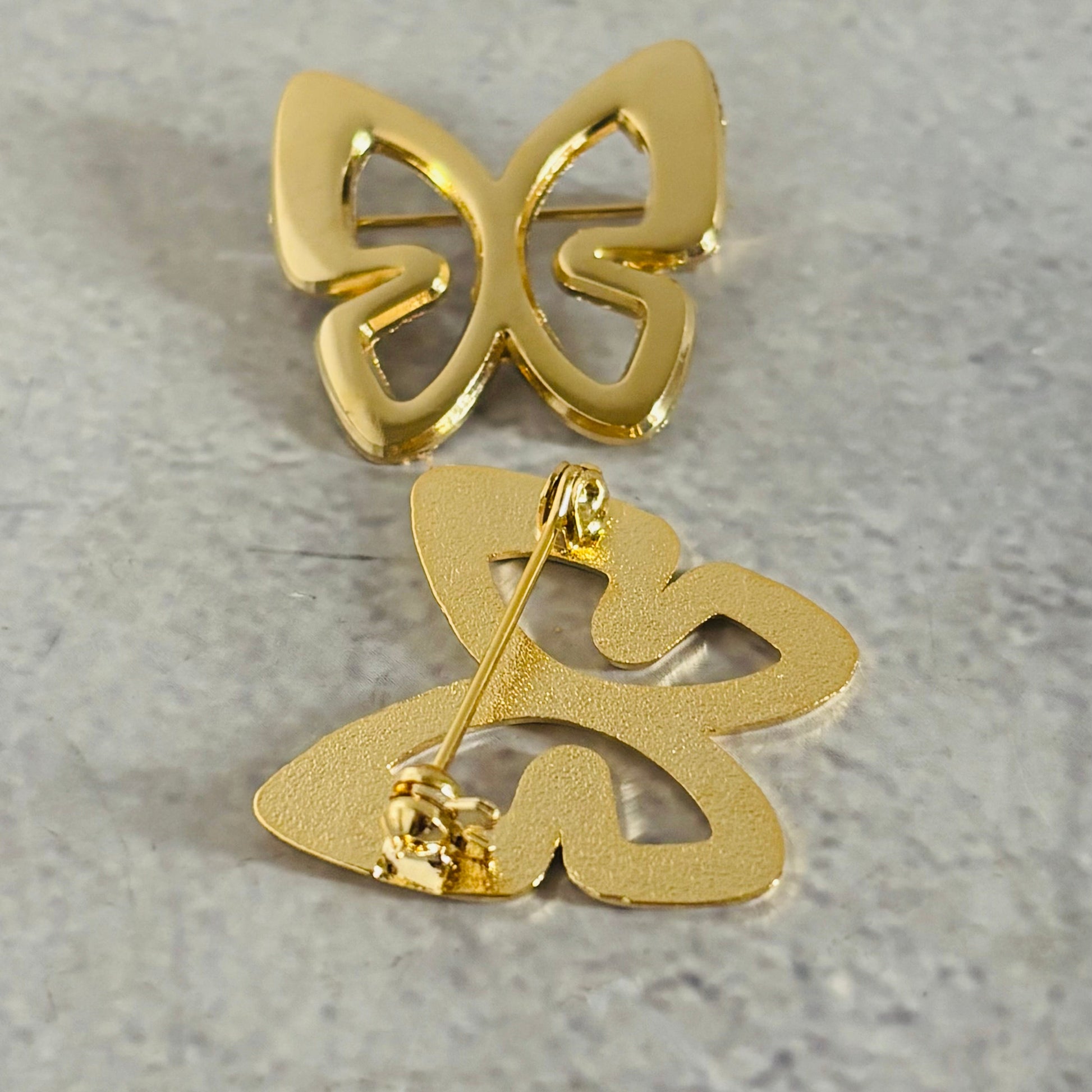 Lupus UK Metal Butterfly Pin Brooch | The Urban Vintage Affair