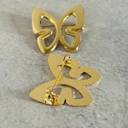 Lupus UK Metal Butterfly Pin Brooch | The Urban Vintage Affair