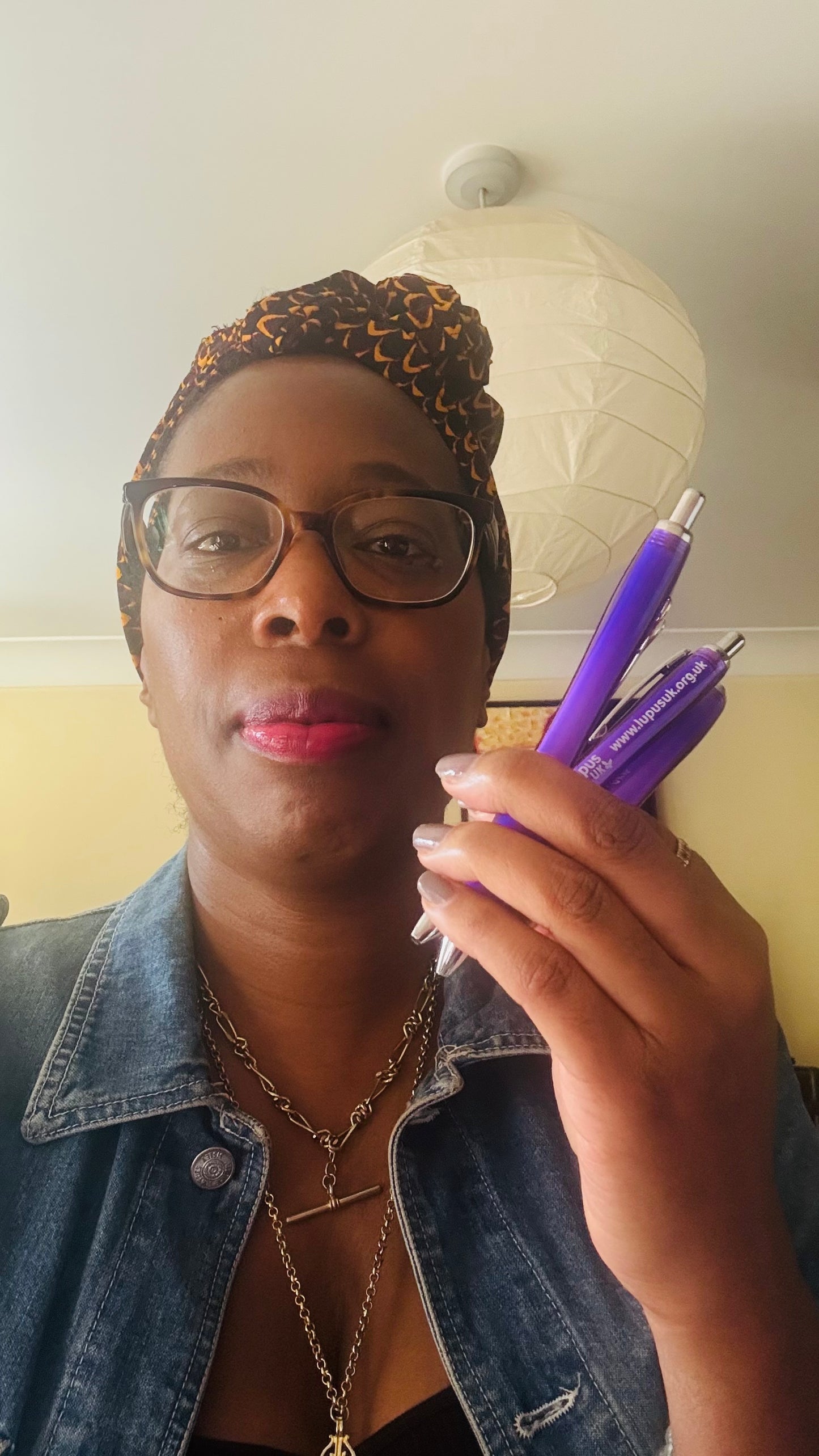 Lupus UK Purple Curvy Pen