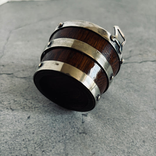 Master Sal - Miniature Wooden and Silver Barrel Tub