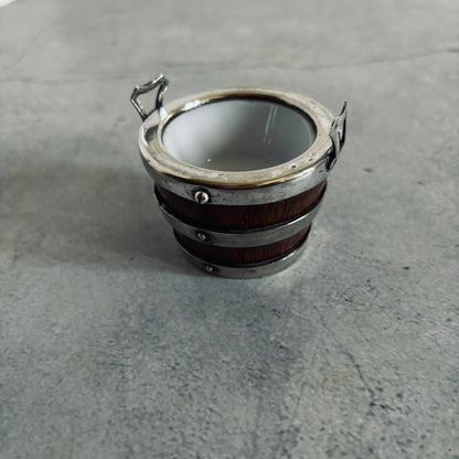 Master Sal - Miniature Wooden and Silver Barrel Tub