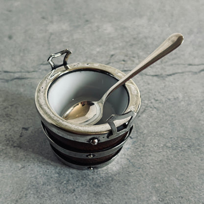 Master Sal - Miniature Wooden and Silver Barrel Tub