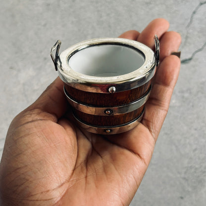 Master Sal - Miniature Wooden and Silver Barrel Tub