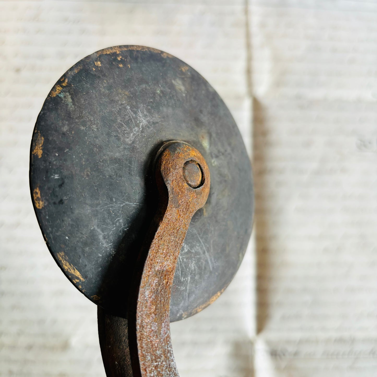 Antique Manual Embossing Wheel Tool | Leather Bookbinding Tools