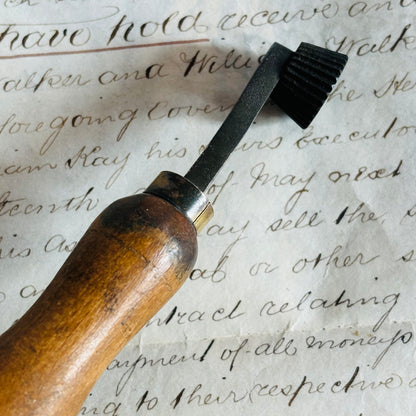 Antique Manual Embossing Tool | Leather Bookbinding Gold Leafing Tools