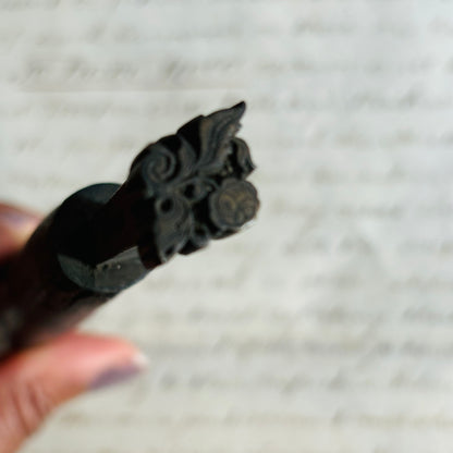 Antique Manual Embossing Tool | Leather Bookbinding Gold Leafing Tools