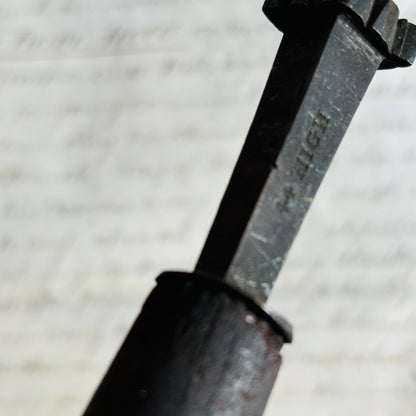 Antique Manual Embossing Tool | Leather Bookbinding Gold Leafing Tools