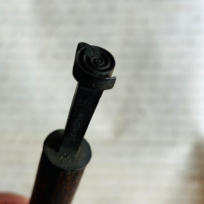 Antique Manual Embossing Tool | Leather Bookbinding Gold Leafing Tools