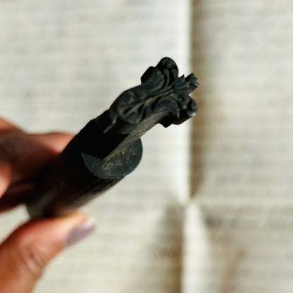 Antique Manual Embossing Tool | Leather Bookbinding Gold Leafing Tools