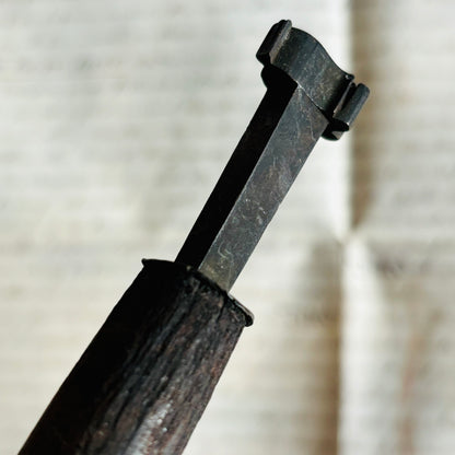 Antique Manual Embossing Tool | Leather Bookbinding Gold Leafing Tools