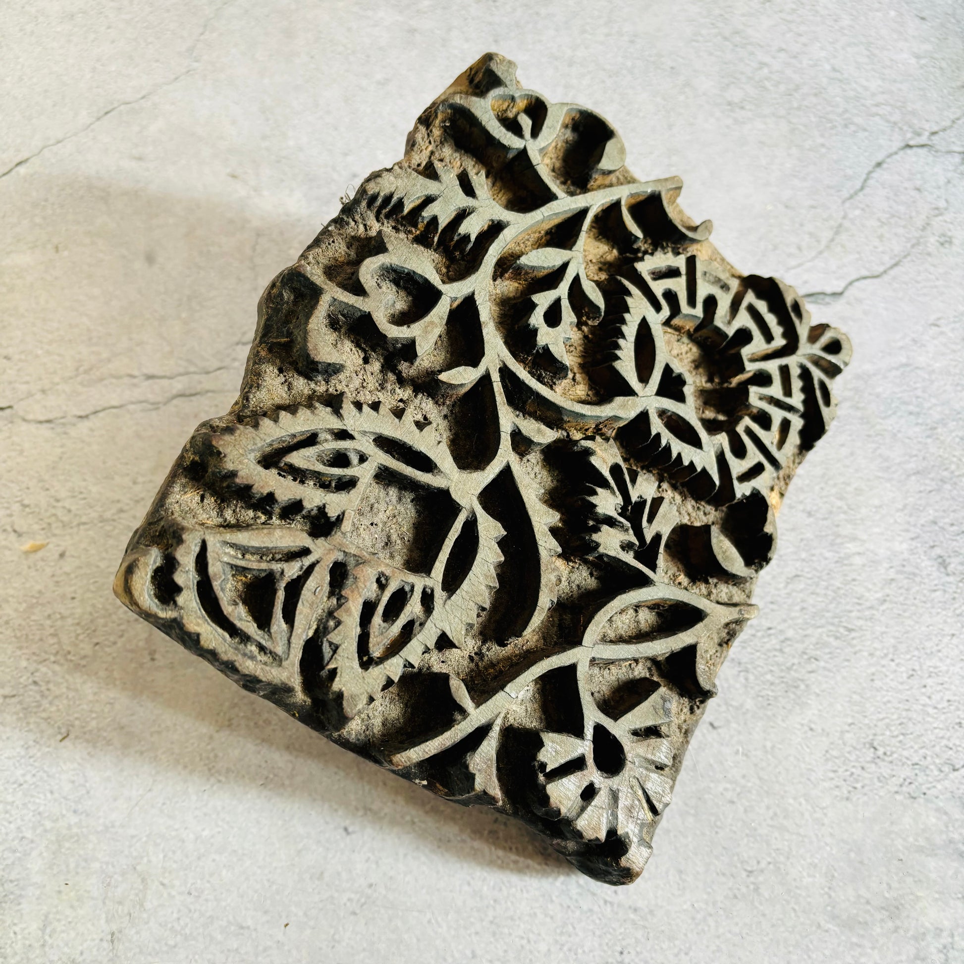 Vintage Wooden Printing Block | Decorative Styling 