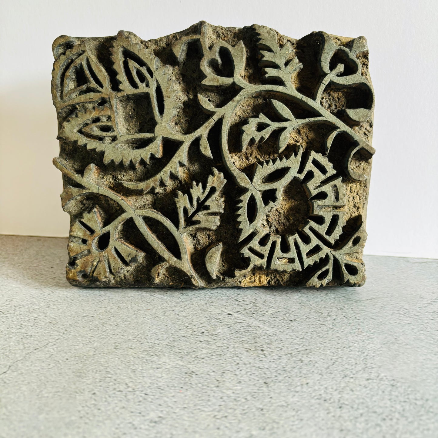 Vintage Wooden Printing Block | Decorative Styling 