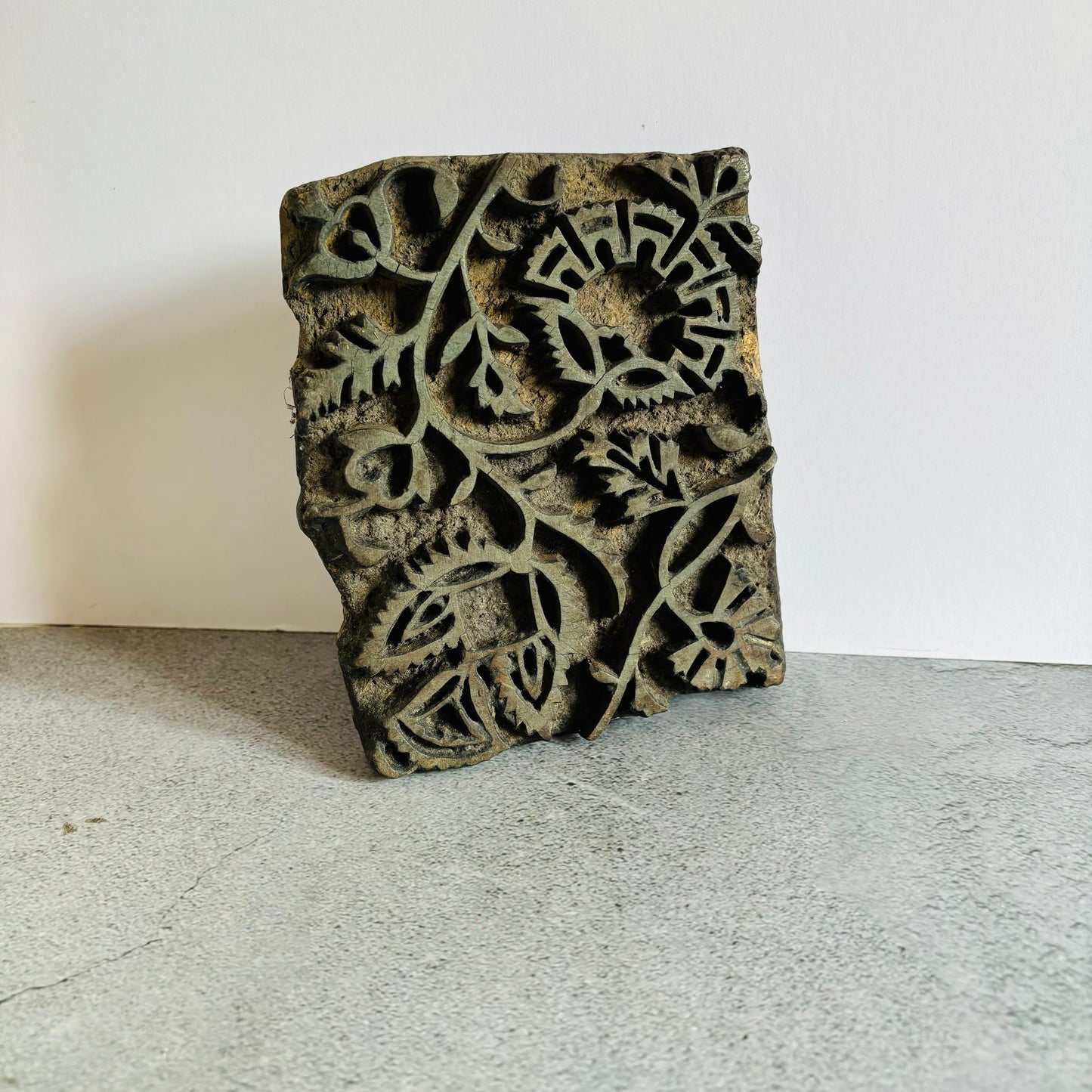 Vintage Wooden Printing Block | Decorative Styling 