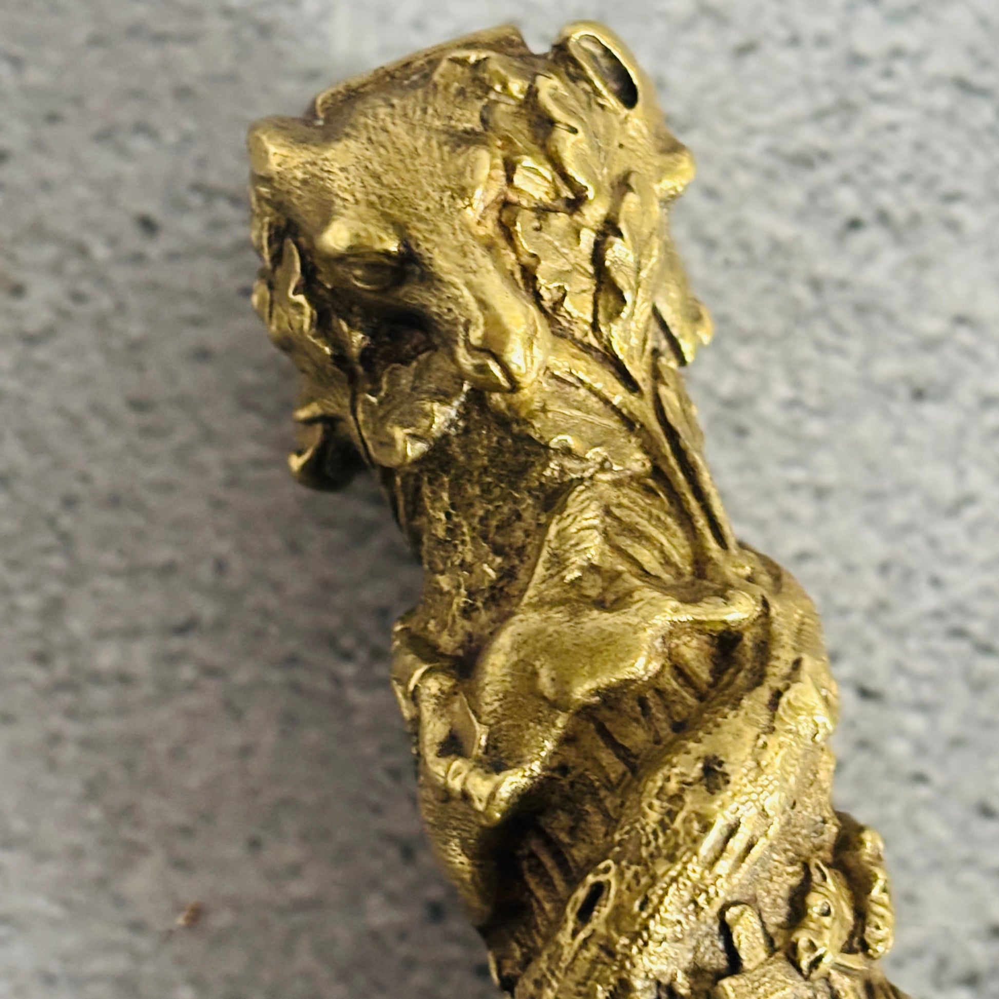 Antique Bronze Sculpture Wax Seal Stamp 